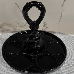 Vintage LE Smith  Serving Tray with Handle